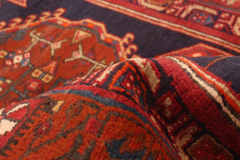 Vintage Hand-knotted Runner Rug 3'10" x 11'2" Traditional Oriental Wool Carpet gallery