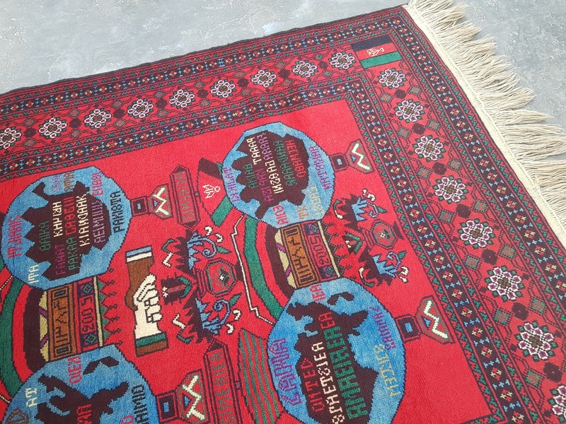 Nomadic Vintage Baloch Rug Sheep Wool Rug maldari rug 7x4 ft Afghan rug gallery