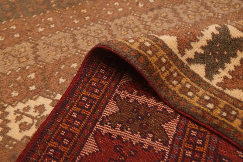 Traditional Vintage Hand-Knotted Area Rug 3'9" x 5'11" Oriental Wool Carpet gallery