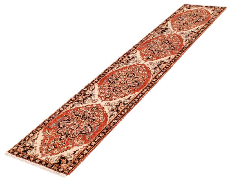 Vintage Hand-knotted Runner Rug 2'2" x 11'9" Traditional Oriental Wool Carpet gallery