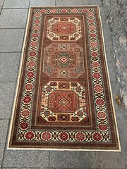 3’4” x 6’4” Vintage Natural Rug Village Rug Handmade Rug.SKU:K344
