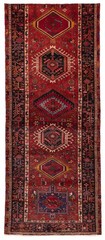 Vintage Hand-Knotted Area Rug 3’5″ x 8’5″ Traditional Wool Carpet