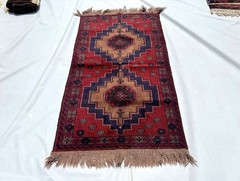 3×5 Afghan Hand Knotted Antique Tribal Area Rug Caucasian Design Persian Carpet
