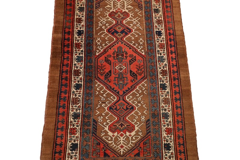 Camel-Hair Serab runner, 1920's - 3'8" x 15'10" gallery