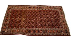 4×7 Antique Handmade Turkish Rug durable “Iron Quality” Shabby Chic c.1880