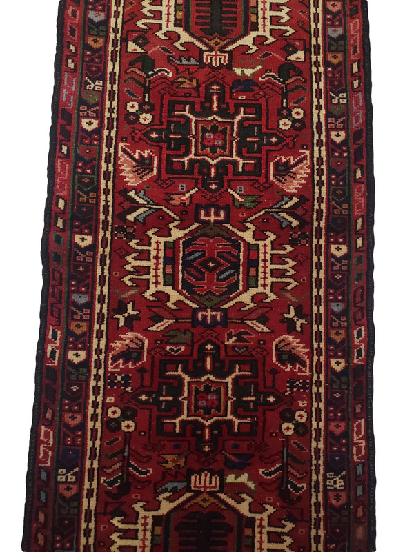 Small Karajeh Red Runner with Multi-Medallion - 2'0" x 6'3" gallery