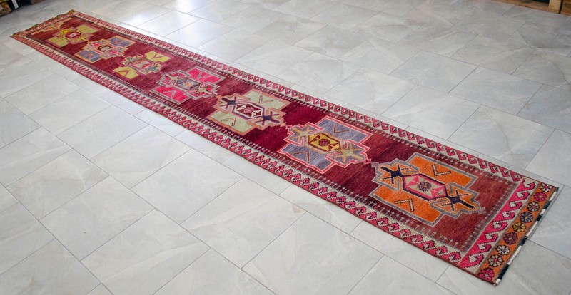 2x14 Runner Rug Hand Made Extra Long Hallway Rug Low Pile. Actual 2.1 x 14.2 ft gallery