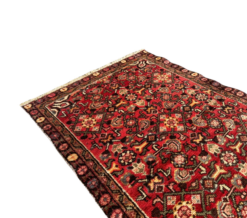 VINTAGE MAHAL RUNNER, HAND MADE HALLWAY EASTERN WOOL RUG CARPET 8' X 2'5" gallery