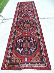 4x13ft. Handwoven Tribal Sarab Geometric Wool Runner