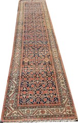 An Antique Genuine Hallway Malayer Runner Rug