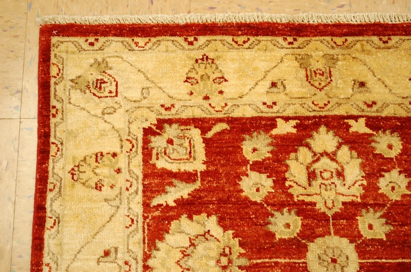 c1980S NEVER USED MINT DESIGN AFGHAN CHOBI RUG 3'5" x 4'10"GREAT WOOL WOVEN RUG gallery