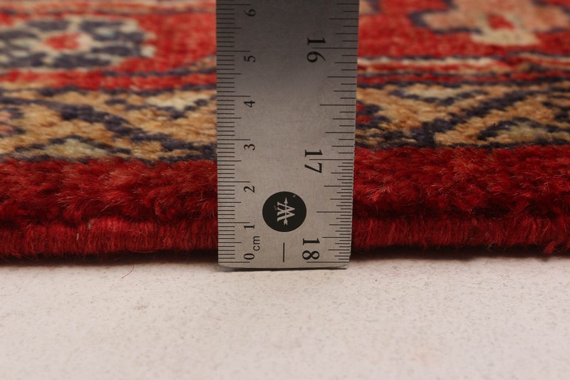 Vintage Hand-Knotted Area Rug 4'3" x 6'7" Traditional Wool Carpet gallery