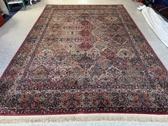 AUTHENTIC MINT KARASTAN MULTICOLOR KIRMAN PANEL RUG 10×14.3 PATTERN #717