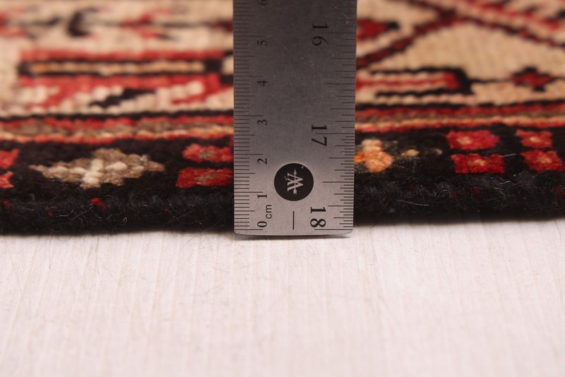Vintage 3'5" x 5'3" Traditional Hand Knotted Vegetable Dye Wool Area Rug gallery
