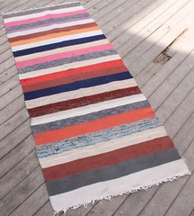 Turkish Rug 30”x75” Oriental Rag Rug Runner Kilim Multicolor Hallway