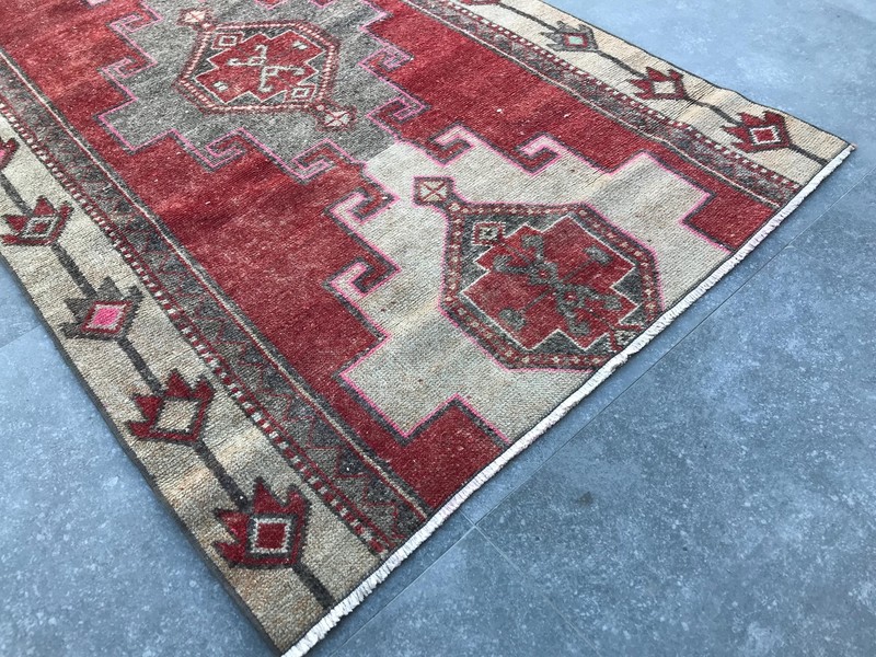 Handmade Rug Turkish Area Rug Vintage Rug Oushak Rug Antique Rug Bohemian Rug gallery