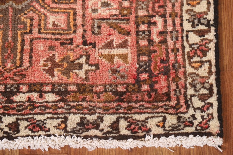 Tribal Geometric 11 ft Runner Rug 3x11 Wool Hand-knotted Nomadic Traditional Rug gallery