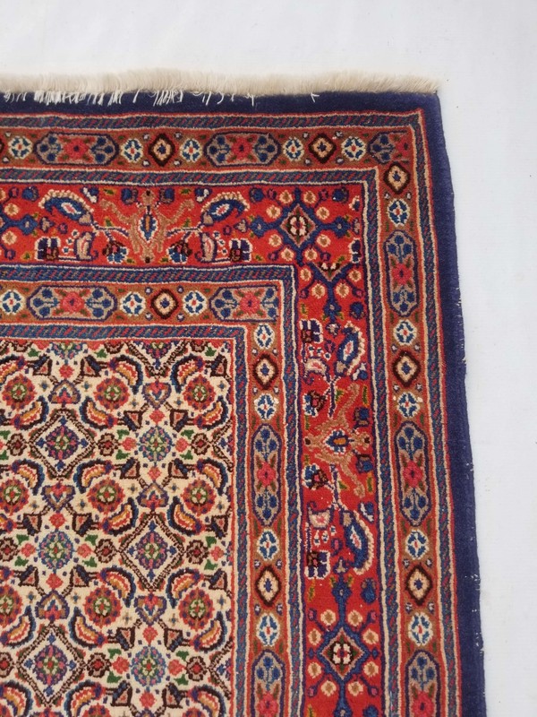 Vintage Hand Made Traditional Oriental Wool Multicolor Rug 151x106cms gallery