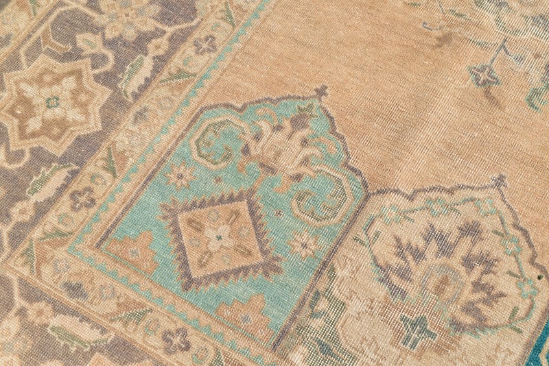 Turkish Rug 115''x143'' Vintage Light Muted Color Rug Oushak Rug 295x365cm 9x11 gallery