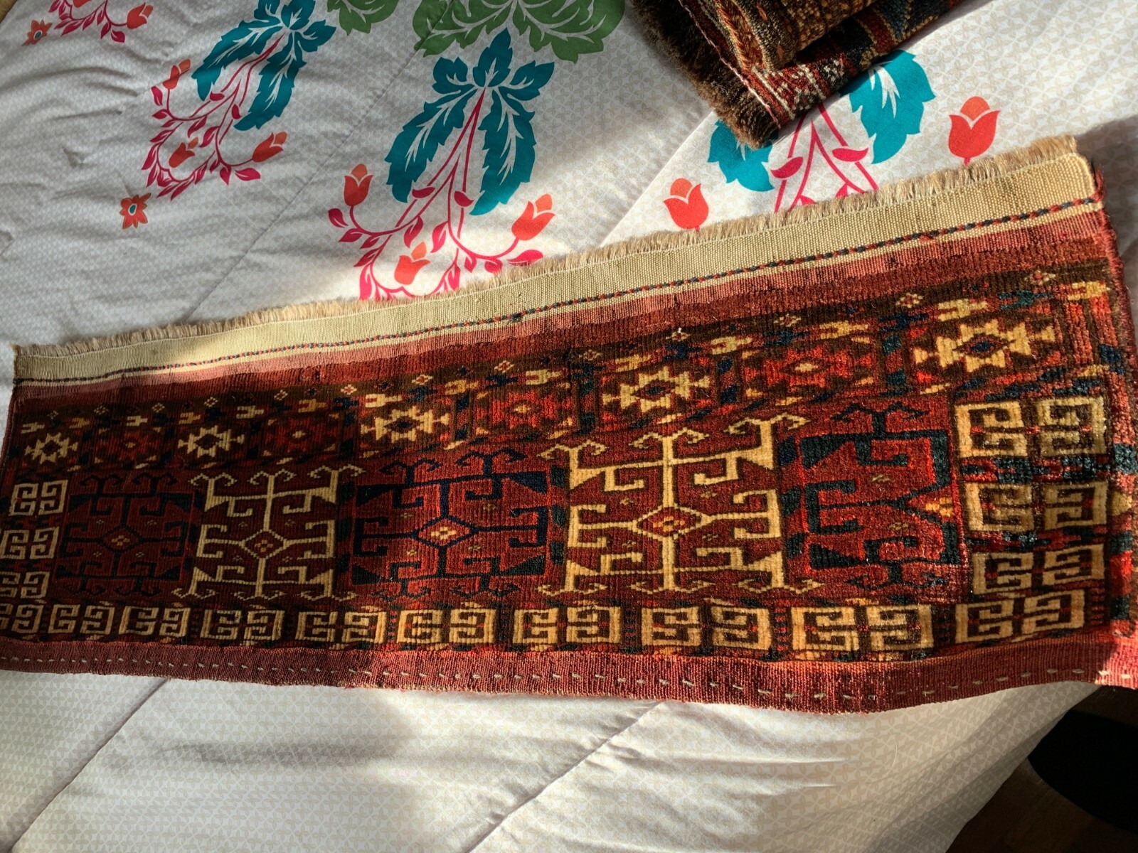 Very Rare Antique Tekke Turkoman Chuval Torba Ensi Ca 1875 Museum Worthy gallery