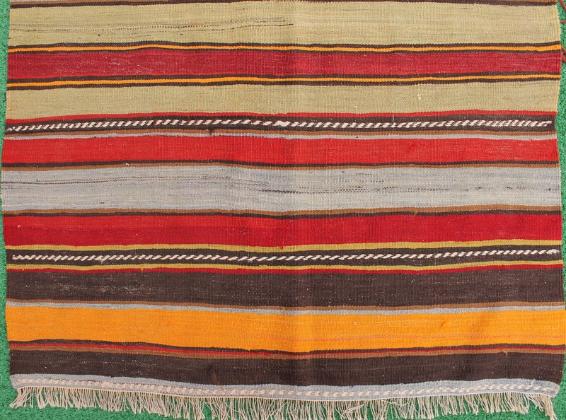 Turkish Kilim 41''x129'' Oriental Runner Corridor Hallway Stairs Striped Rug gallery