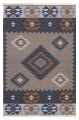 Vintage Hand Woven Area Rug 5’1″ x 8’0″ Traditional Wool Oriental Carpet