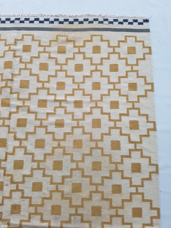 Vintage Handmade Traditional IKEA Turkish Kilim Floor Rug Carpet 242x170 cm gallery