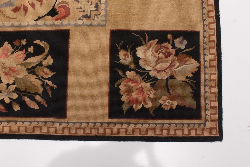 Vintage Hand Woven Area Rug 6'0" x 8'11" Traditional Wool Oriental Carpet gallery