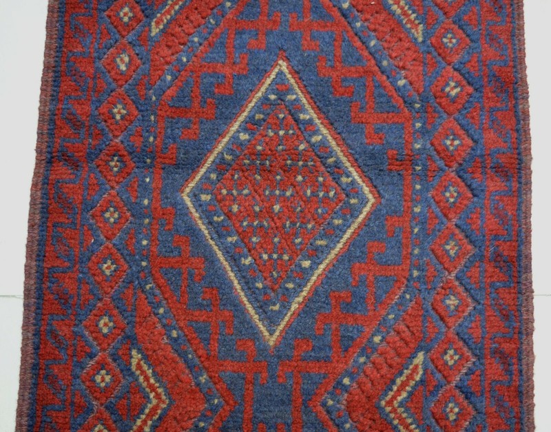 2 x 8'11 ft Handmade afghan tribal mushvani wool runner rug, hallway runner rug gallery