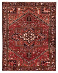 Traditional Vintage Hand-Knotted Area Rug 7’7″ x 9’4″ Oriental Wool Carpet