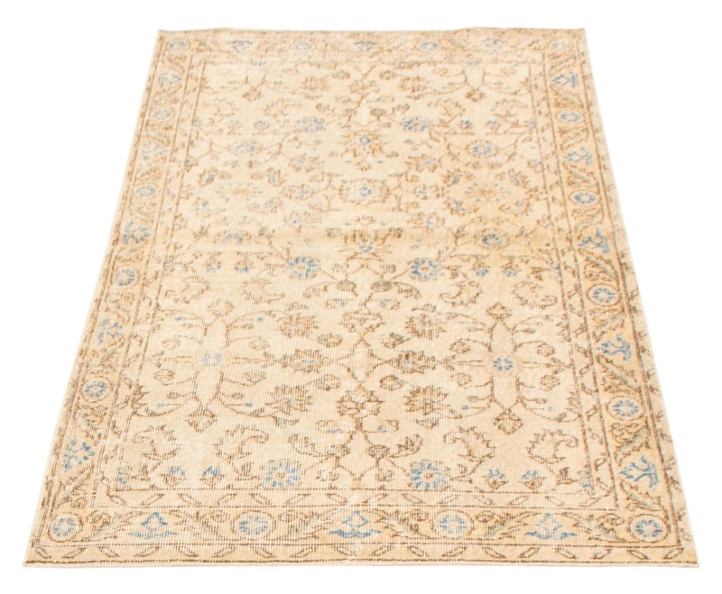 Vintage Hand-Knotted Area Rug 3'9" x 6'10" Traditional Oriental Wool Carpet gallery
