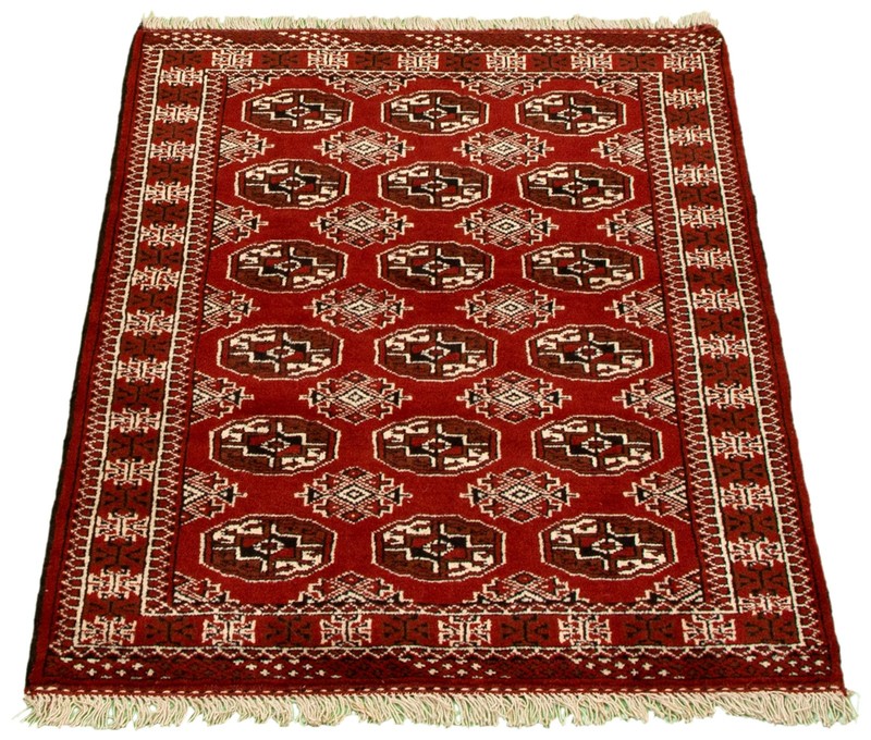 Vintage 3'5" x 4'11" Traditional Hand Knotted Vegetable Dye Wool Area Rug gallery