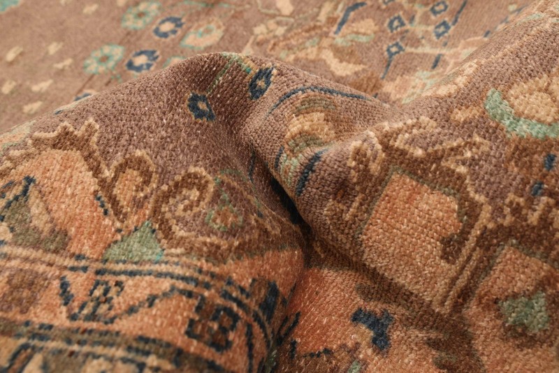 Vintage Hand-knotted Runner Rug 3'4" x 13'0" Traditional Oriental Wool Carpet gallery