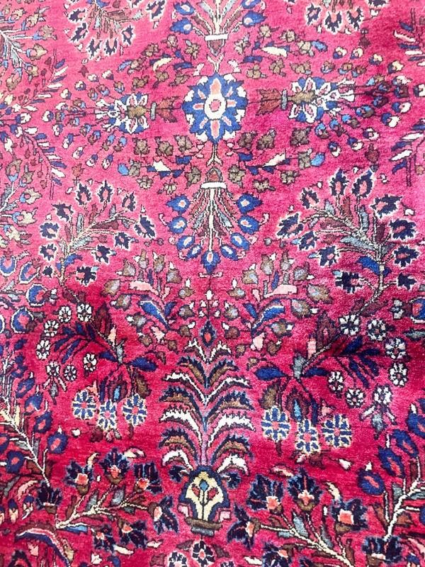 Antique Sarouk rug, c-1920, Excellent Condition #15213 4'1" × 6'6" gallery
