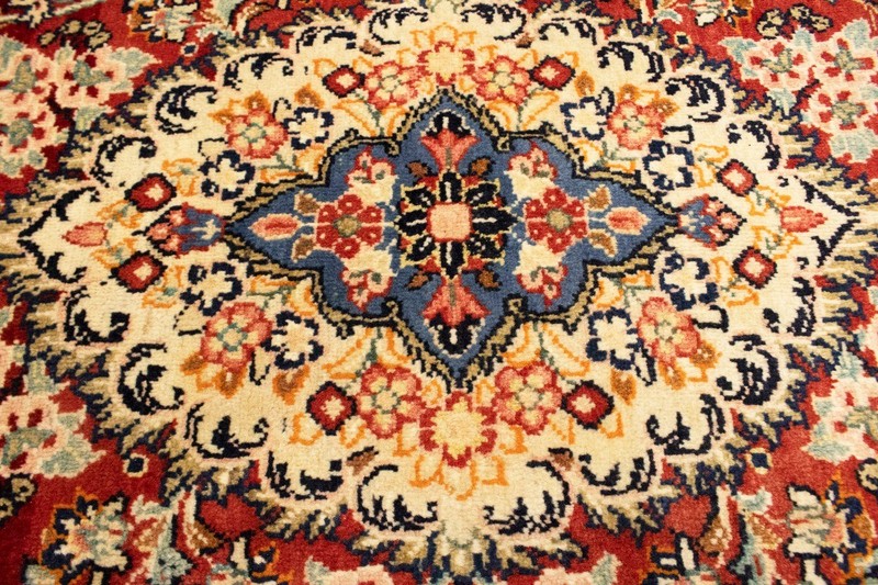 Oversized Semi-Antique Handmade Wool Oriental Rug Classic Floral Carpet 10X16 ft gallery
