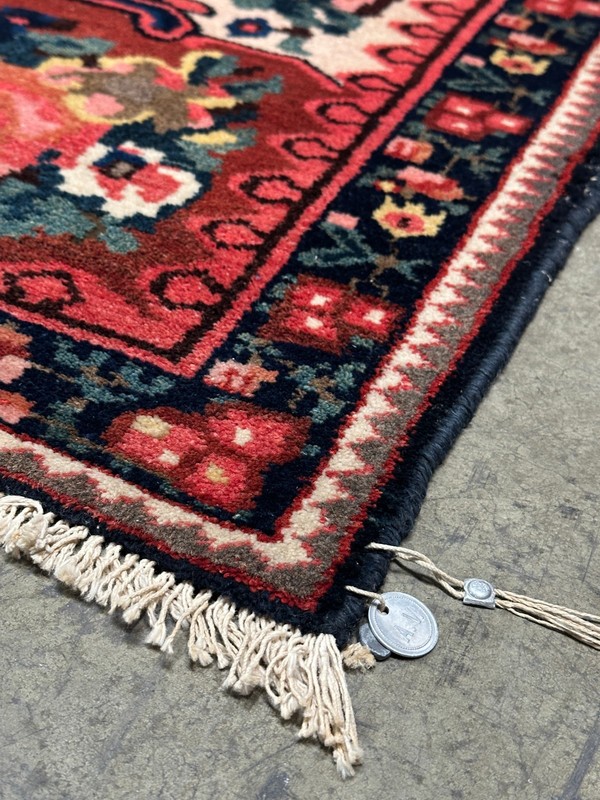 Antique Geometric Oriental Rug, Hand-Knotted Wool, Heriz Style, 5'4" x 8'8" gallery