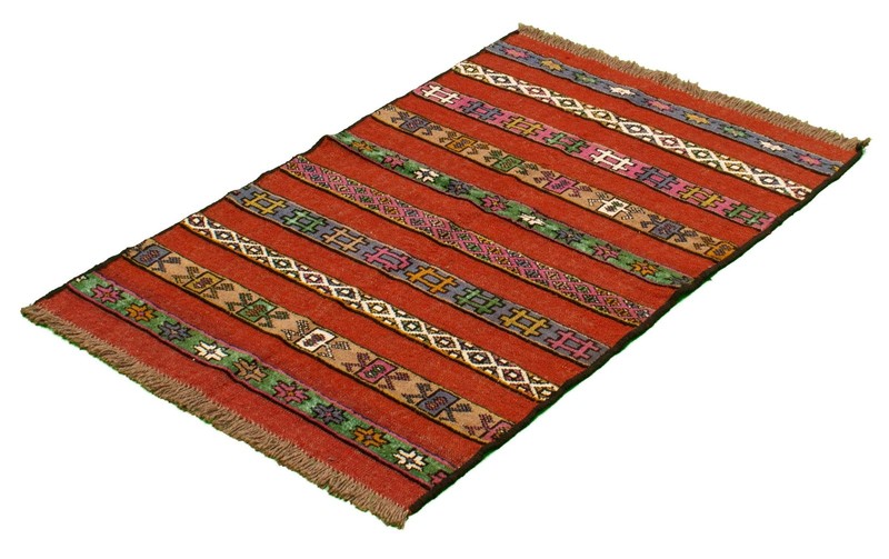 Vintage Traditional Hand-Knotted Area Rug 3'4" x 5'1" Oriental Wool Carpet gallery