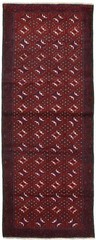 3’4″ x 9’6″ Vintage Hand-knotted Runner Rug Traditional Oriental Wool Carpet