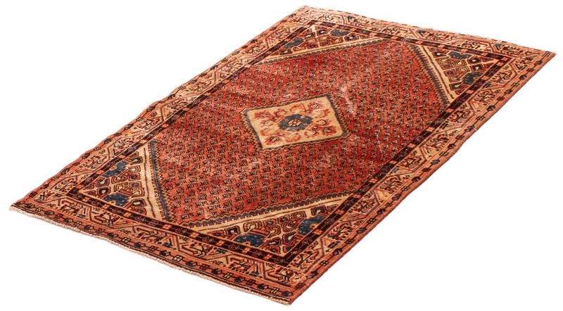 Traditional Vintage Hand-Knotted Area Rug 4'0" x 6'6" Oriental Wool Carpet gallery