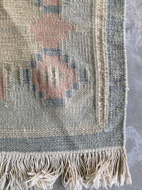 Vintage Traditional Handmade Beautiful Turkish Kilim Floor Rug Carpet 234x80 cm gallery
