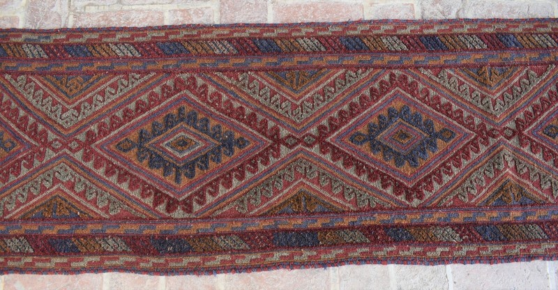 2x12 Ft Handmade Vintage Afghan Moshvani Wool Rug Persian Tribal Hallway Runner gallery