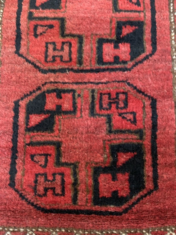 antique hand made turkoman turkemen rug size 118x98cm gallery