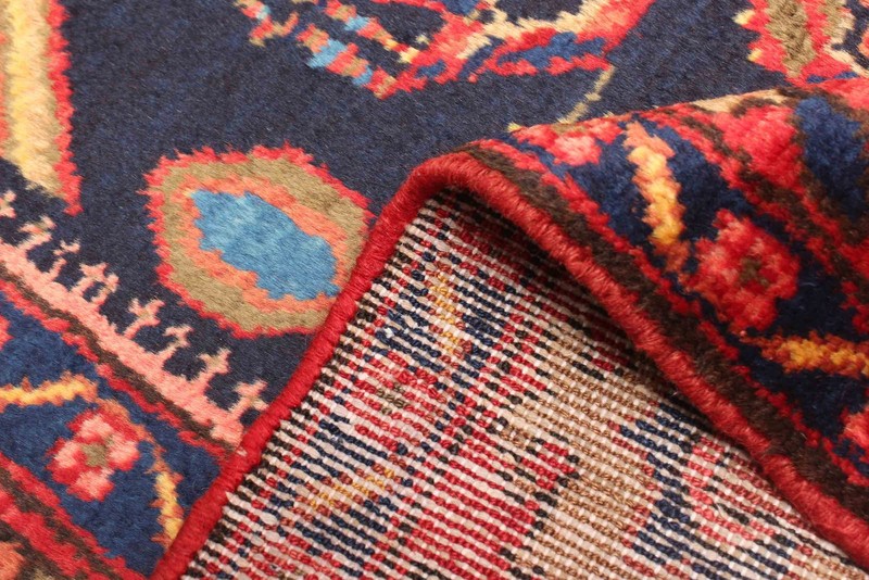 Vintage Hand-Knotted Area Rug 4'5" x 6'10" Traditional Oriental Wool Carpet gallery