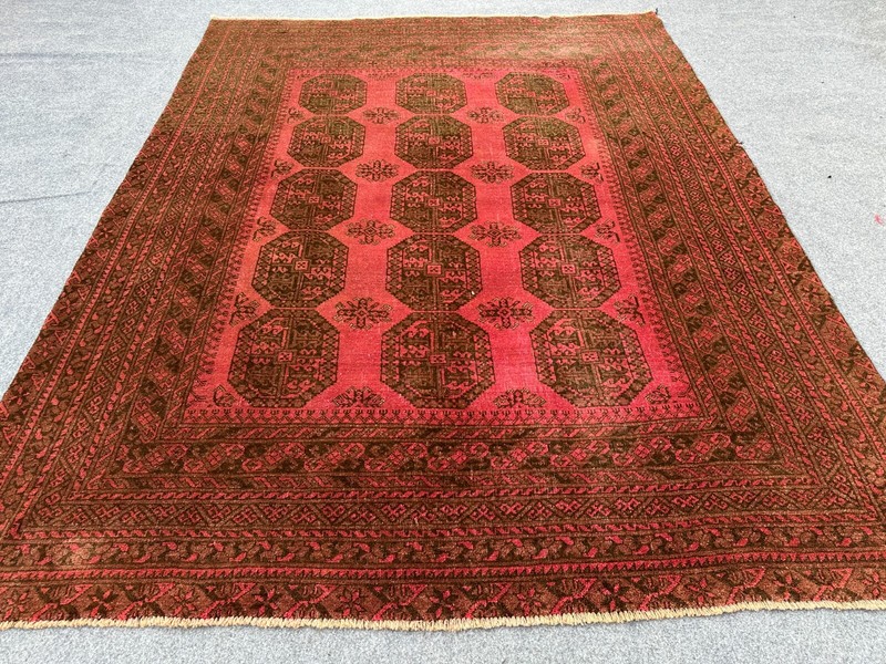6x8 Afghan Turkmen Vintage Filpai Hand Knotted Rug | Living Room Rug Bedroom Rug gallery
