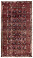 Vintage Hand-Knotted Area Rug 3’9″ x 7’0″ Traditional Oriental Wool Carpet