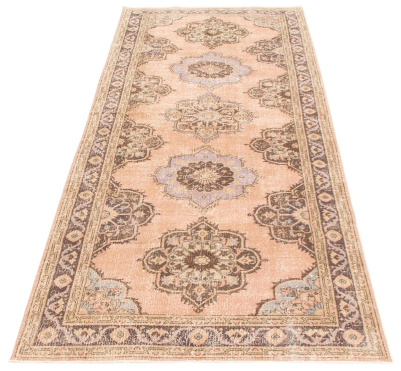 Traditional Vintage Hand-Knotted Area Rug 4'11" x 12'8" Oriental Wool Carpet gallery