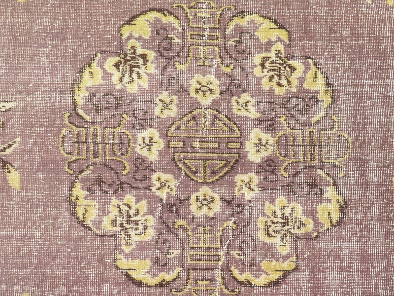 Vintage Turkish Carpet, Antique Area Rugs, Floor Carpet Handmade Rug 81"x122" gallery
