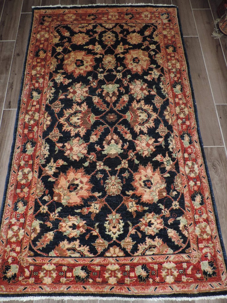 4x7ft. Rare Afghan Floral Chobi Wool Rug