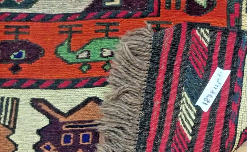 Handmade Afghan amazing war rug Great Quality Beauiful design 184 cm x 110 cm gallery
