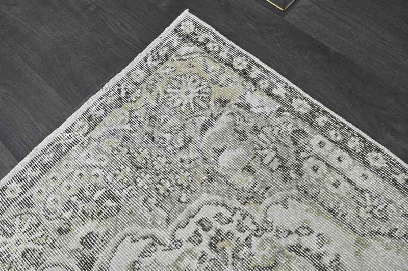 Oushak 5x10,Turkish Rug,vintage,anatolian,BEIGE,kilim,Bohemian,handmade,wool gallery